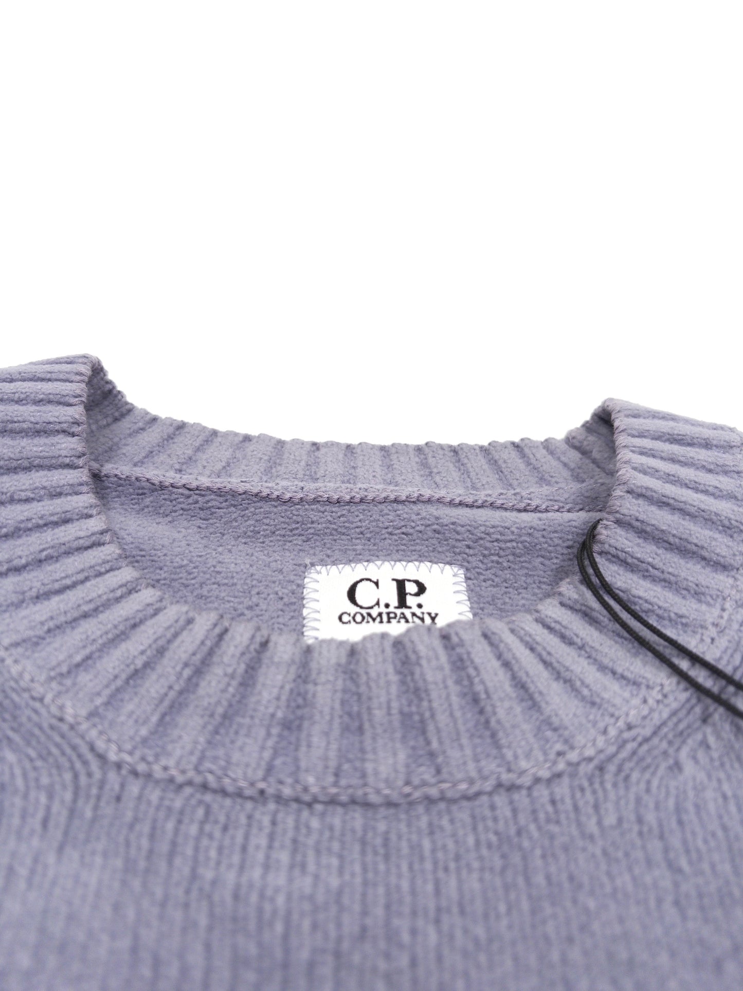 C.P. Company Cotton Chenille Crew Neck Sweatshirt - Lavender