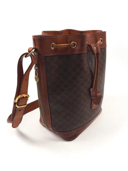 Celine Macadam Drawstring Shoulder Bag