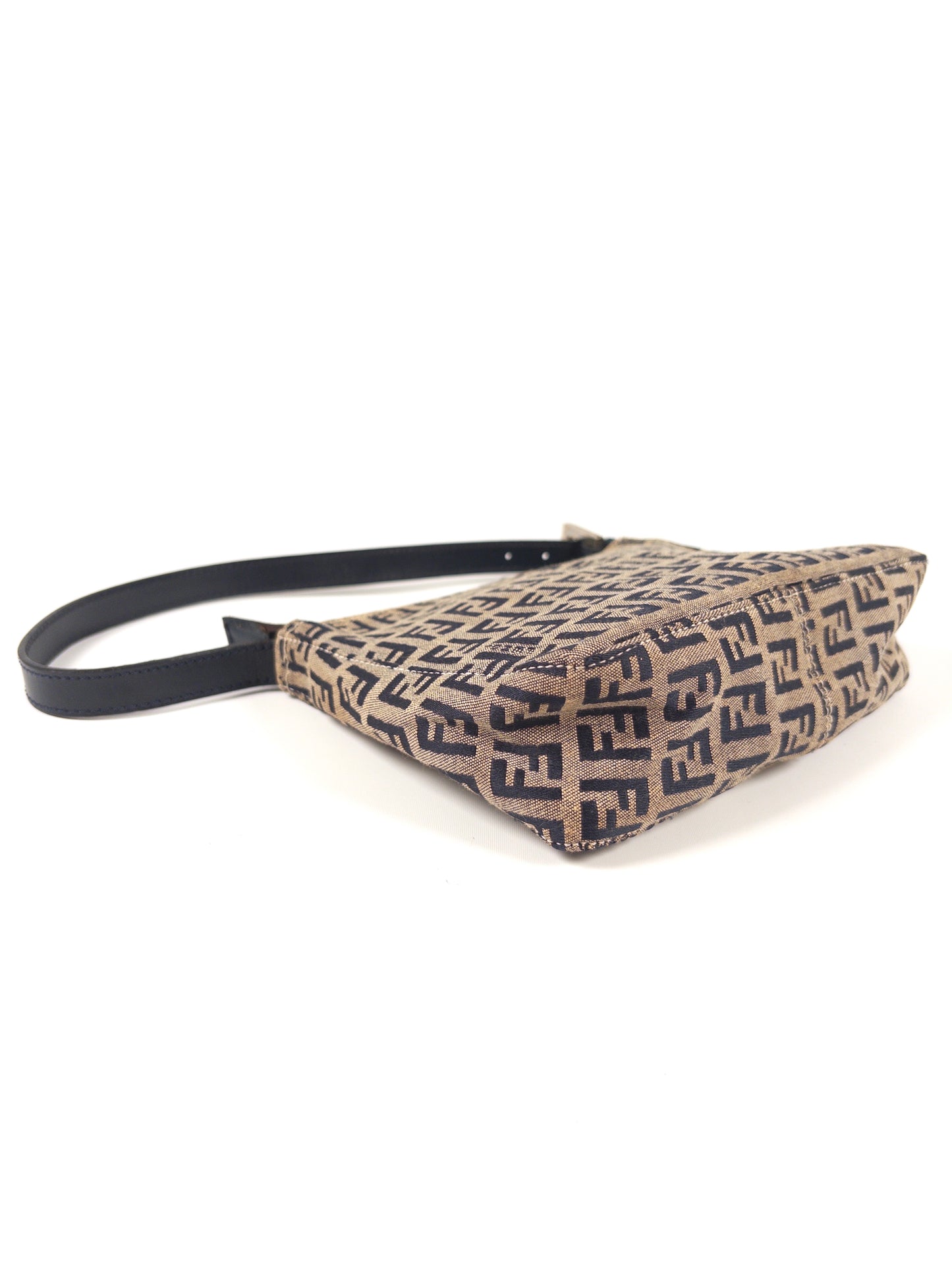 Fendi Zucchino FF Top Handle Bag