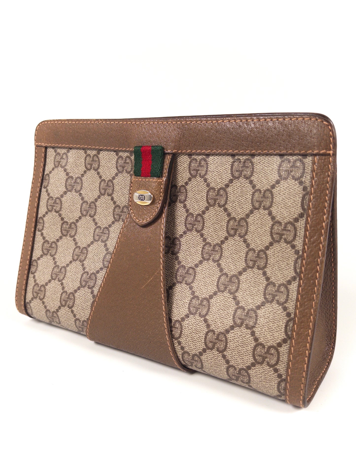 Gucci GG Supreme Clutch Bag