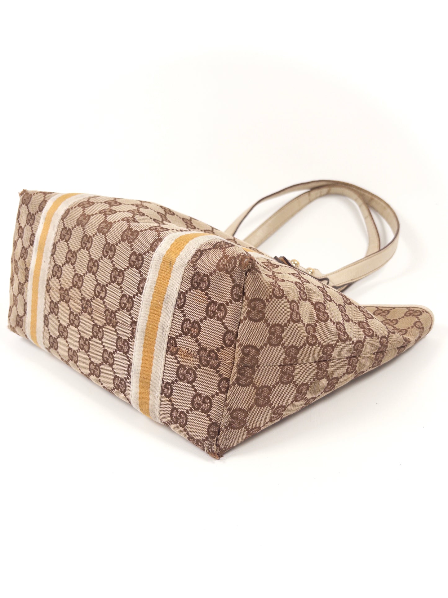 Gucci GG Supreme Tote Bag with Charms