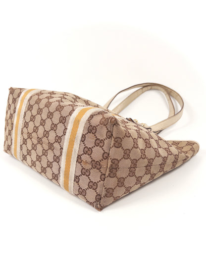 Gucci GG Supreme Tote Bag with Charms