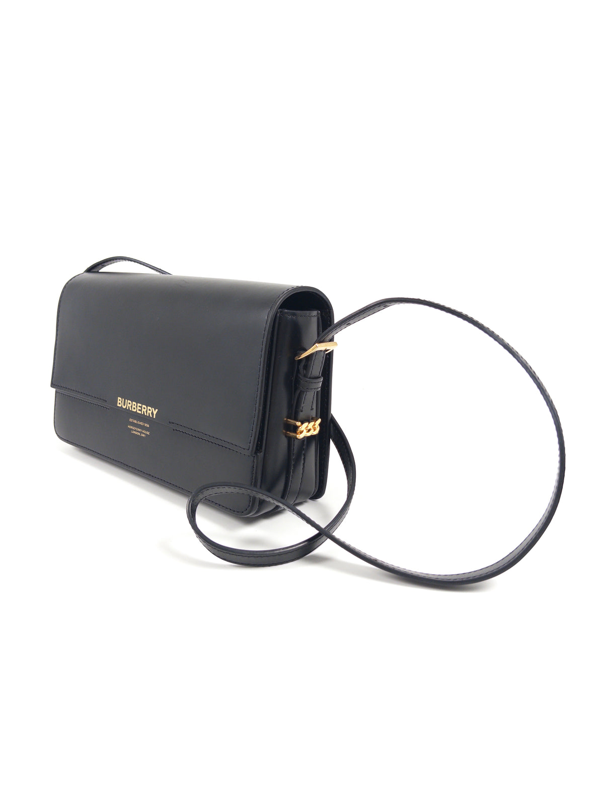 Burberry Grace Leather Shoulder Bag