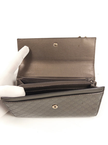 Gucci Microguccissima Pattern Leather Continental Wallet