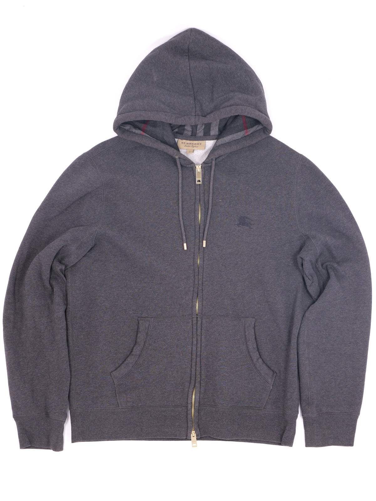 Burberry Check Zip Hoodie