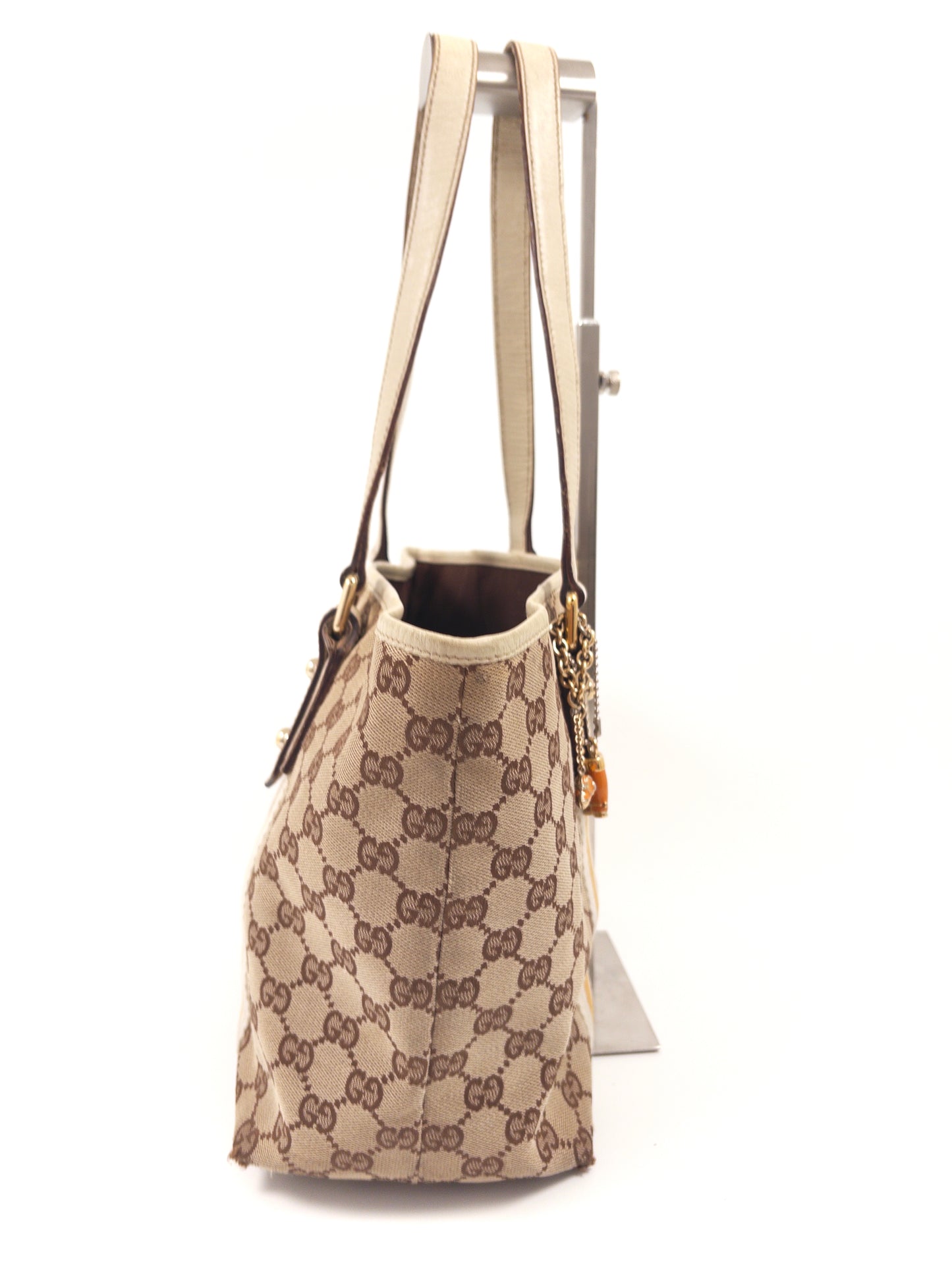 Gucci GG Supreme Tote Bag with Charms
