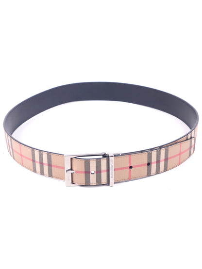 ´Burberry Reversible Check Belt (W34-38)