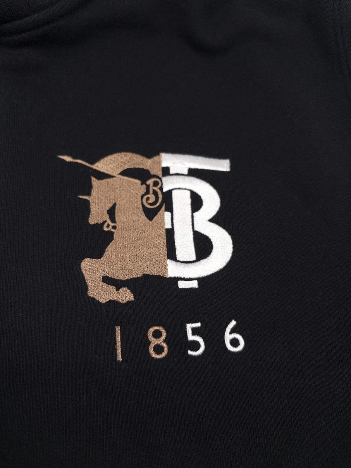 Burberry Embroidery Zip Hoodie