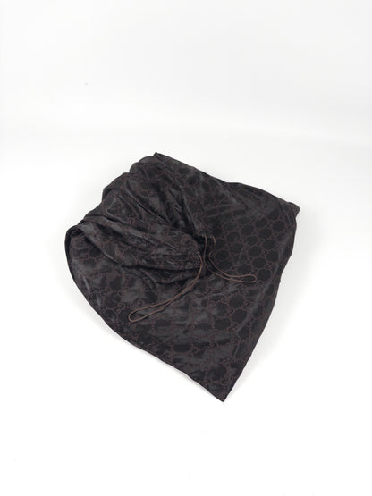 Gucci GG Canvas Leather Shoulder Bag Unisex
