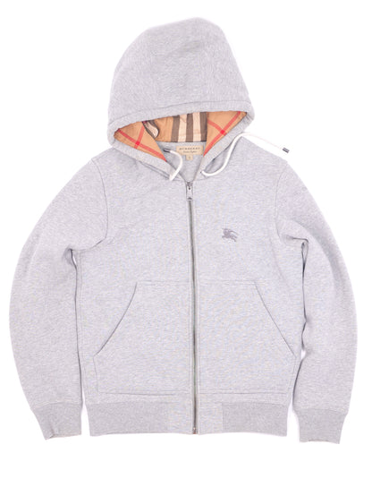 Burberry Check Zip Hoodie