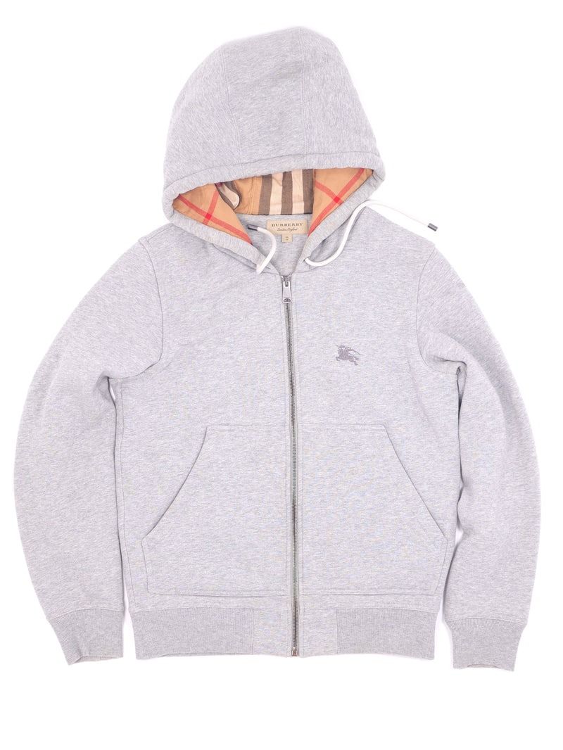 Burberry Check Zip Hoodie