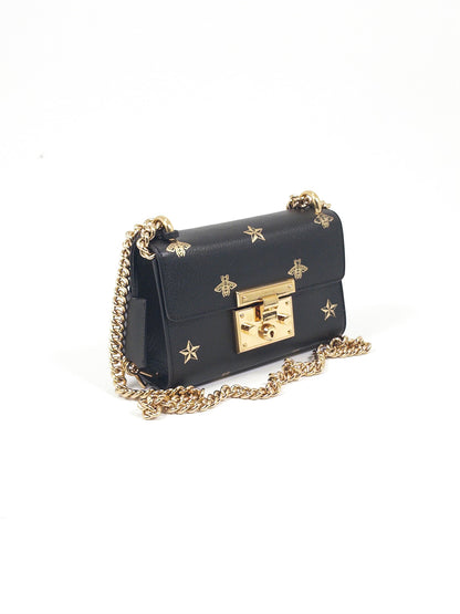 Gucci Padlock Star Bee Chain Bag