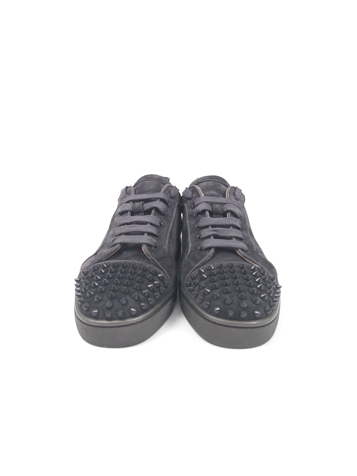 Christian Louboutin Dark Grey Spike Sneaker (Fits EU 42)