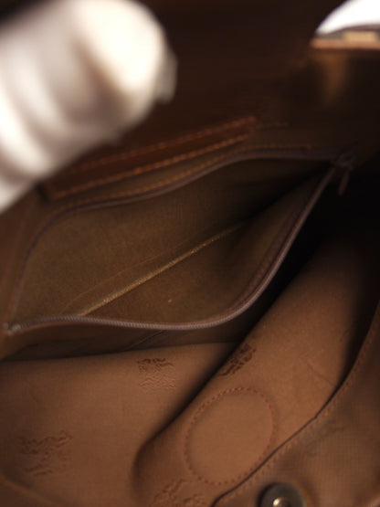Burberry Nova Check Canvas Shoulder Bag
