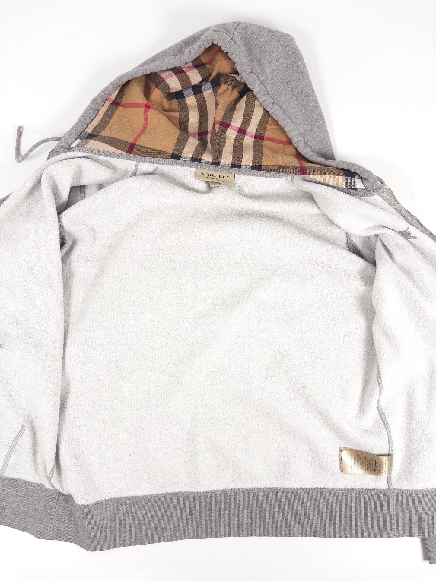 Burberry Check Zip Hoodie
