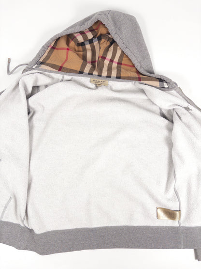Burberry Check Zip Hoodie