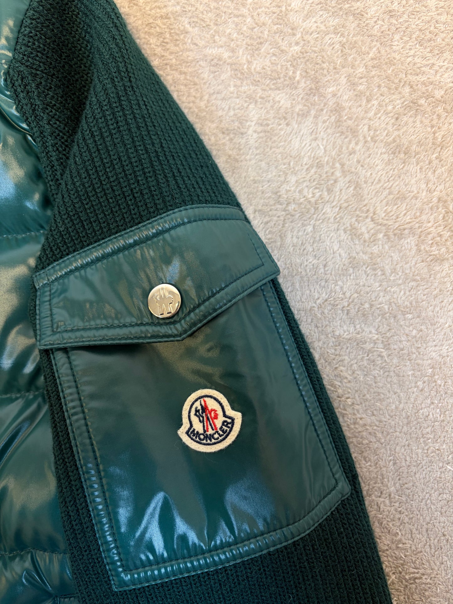 Moncler Maya Cardigan (RARE - Fits L) Emerald