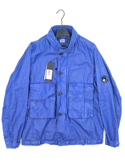 C.P. Company Lino Wax Blue Jacket