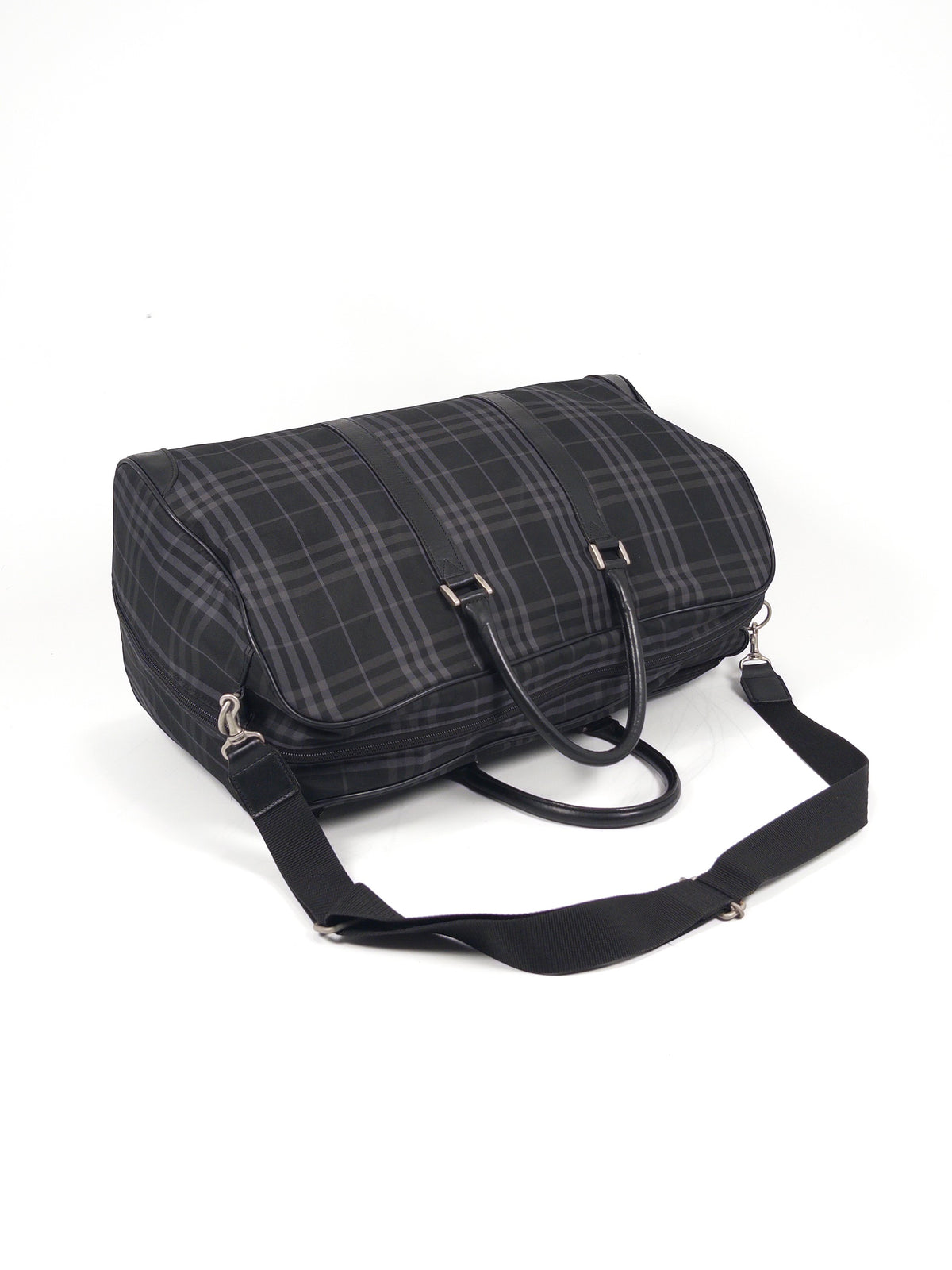 Burberry Check Boston Bag