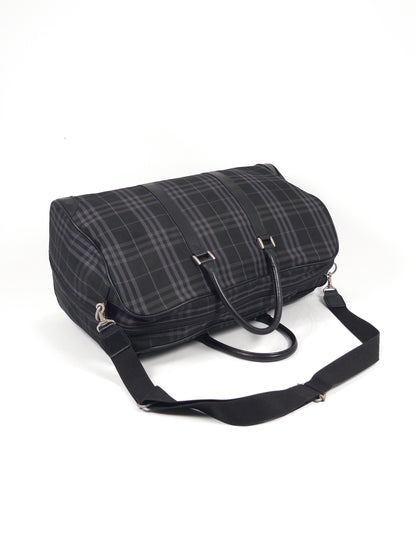 Burberry Check Boston Bag