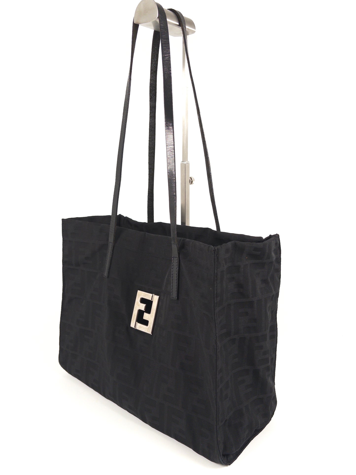 Fendi Zucca Pattern Metal Fittings Tote Bag