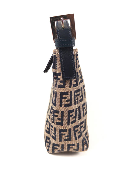 Fendi Zucchino FF Top Handle Bag
