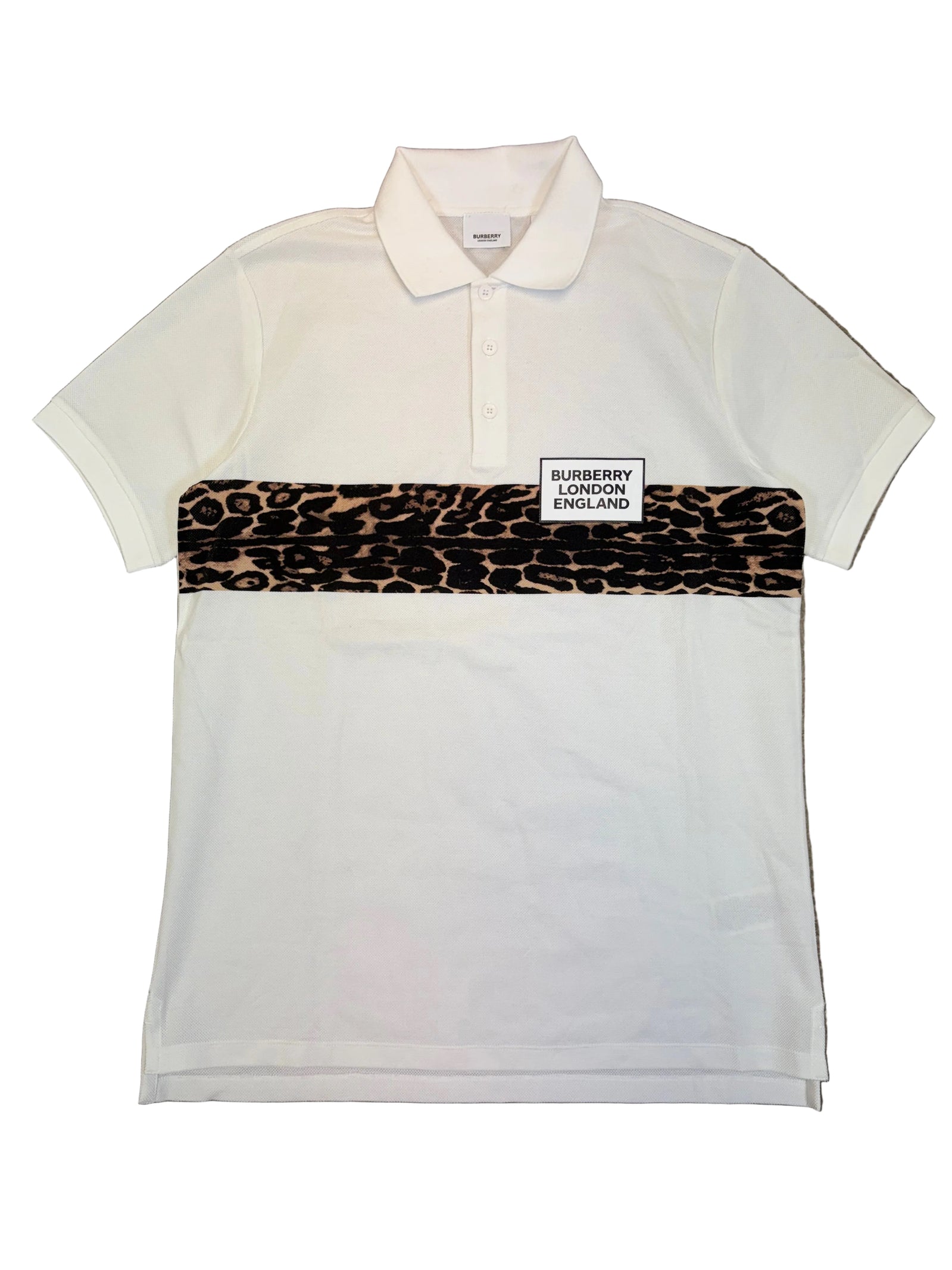 Burberry Leopard Polo Shirt