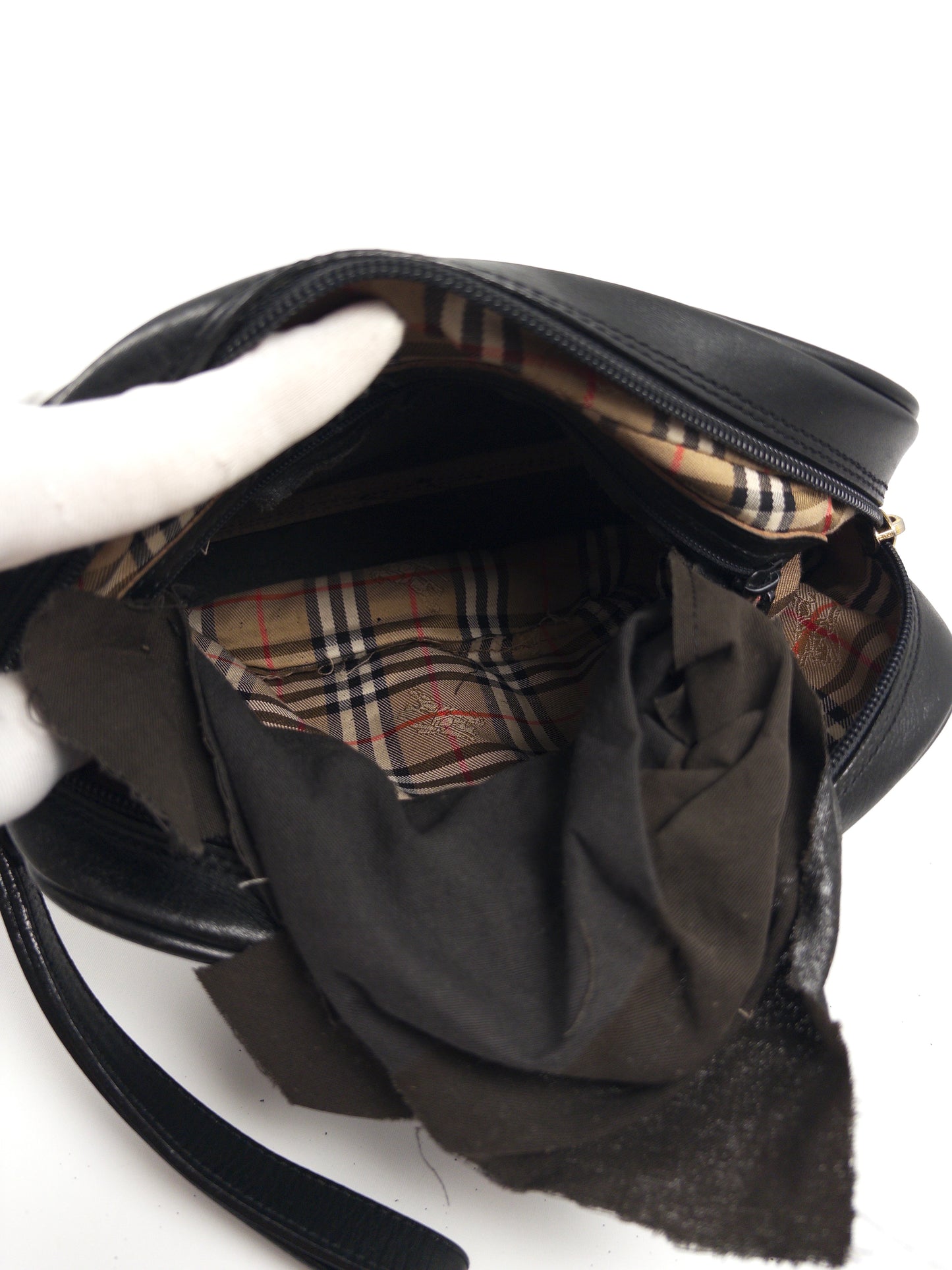 Burberry Leather Clutch Bag