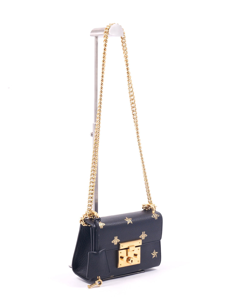 Gucci Padlock Star Bee Chain Bag