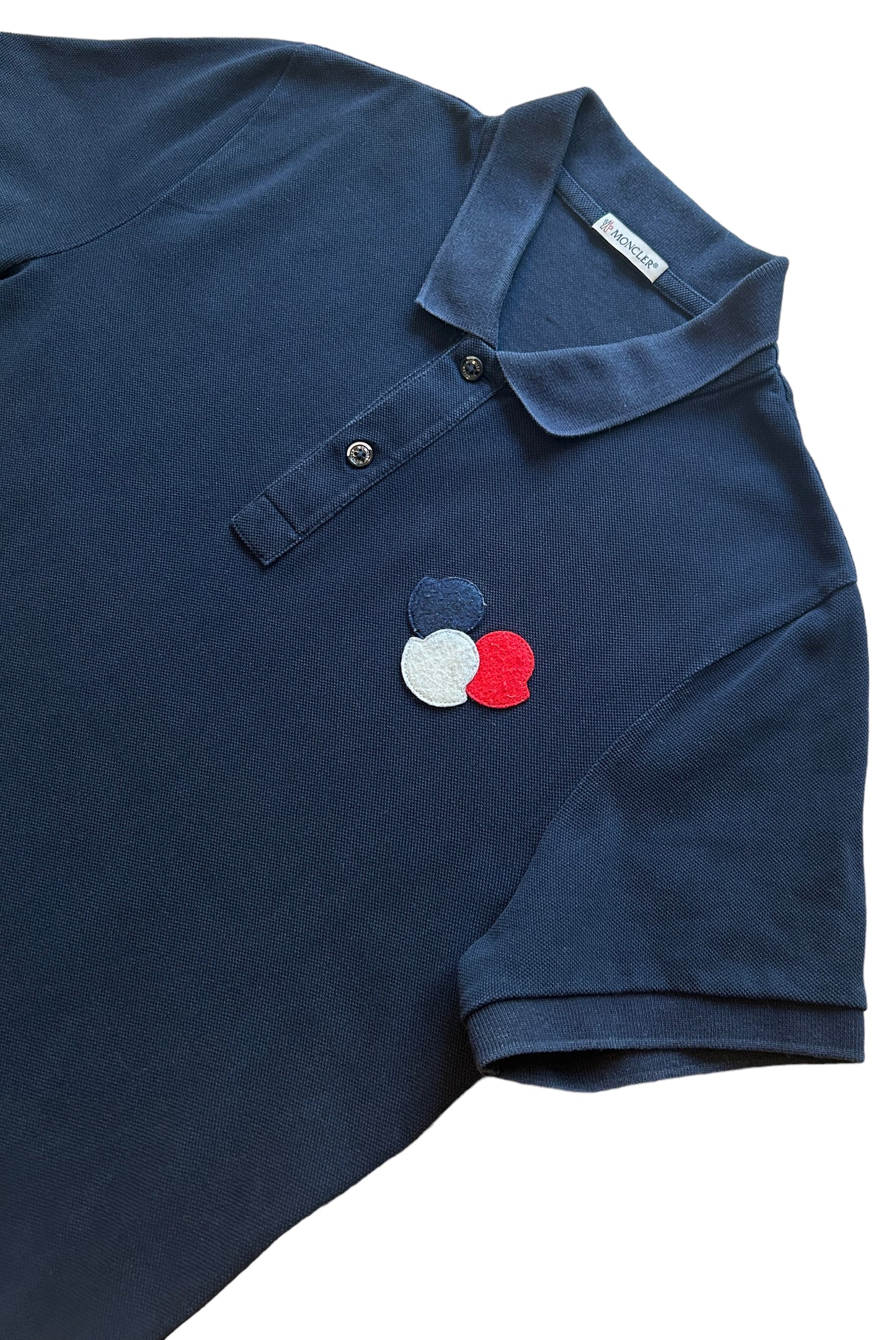 Moncler Triple Logo Polo Shirt