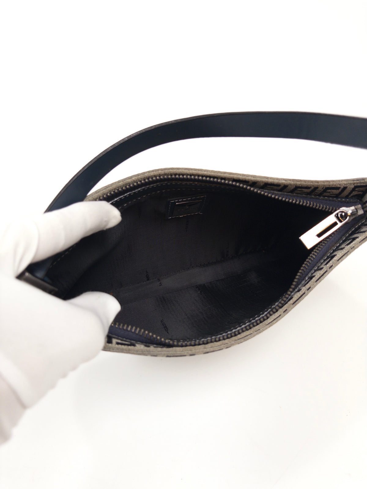 Fendi Zucchino Mini Shoulder Bag