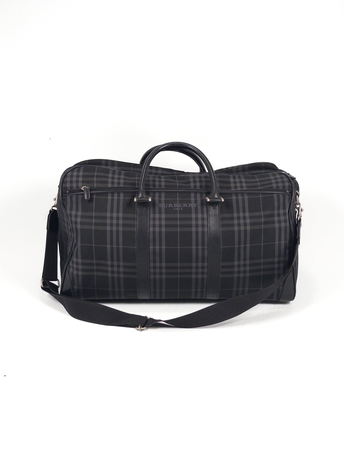 Burberry Check Boston Bag