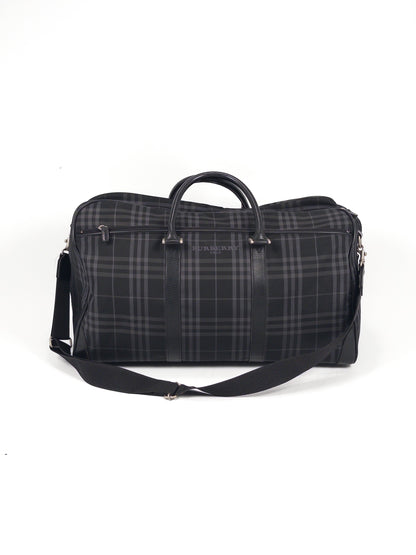 Burberry Check Boston Bag