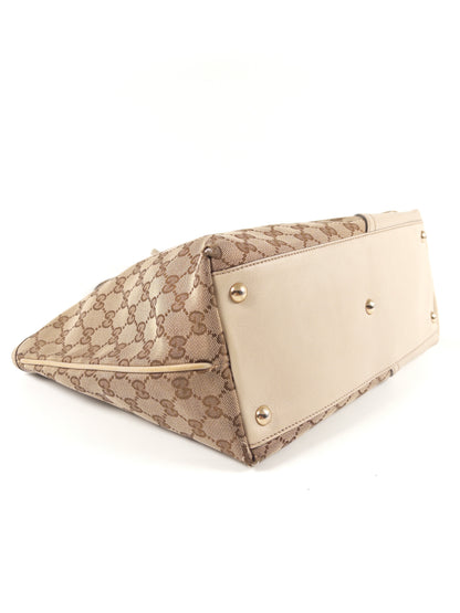 Gucci Brit GG Canvas Tote Bag