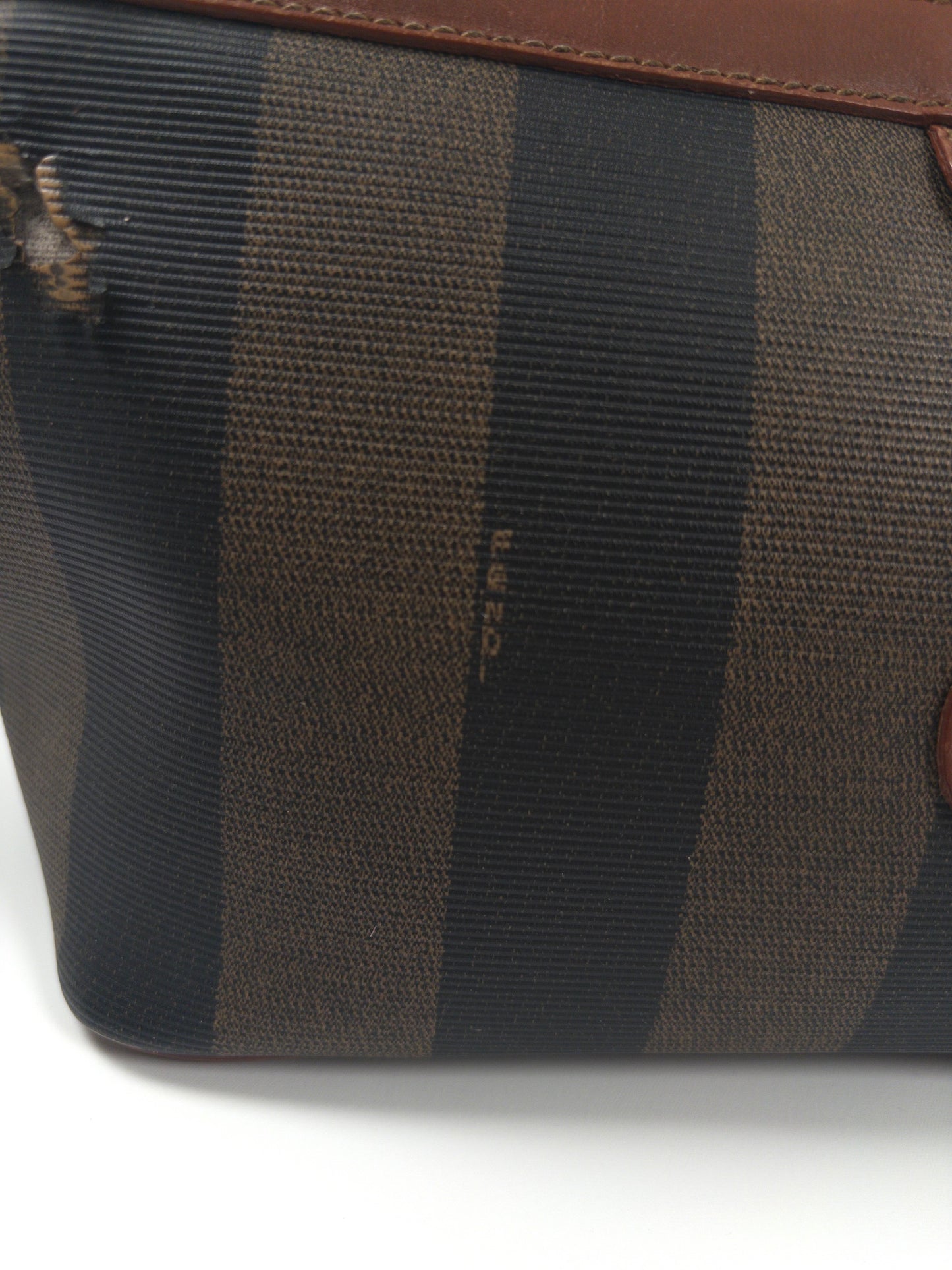 Fendi Pequot Stripe Clutch from the 80s