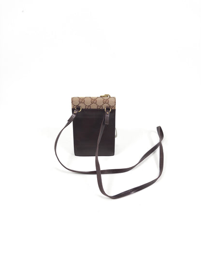 Gucci GG Canvas Pass/Phone Holder