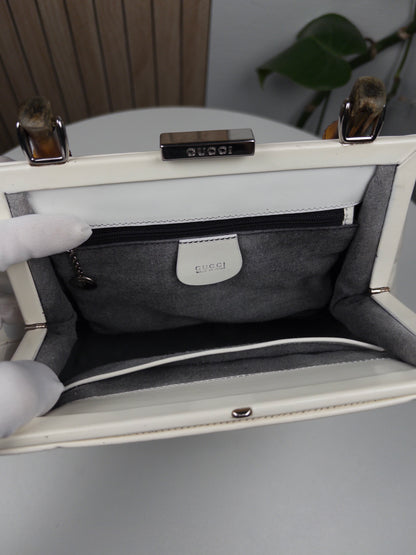 Gucci Bamboo White bag