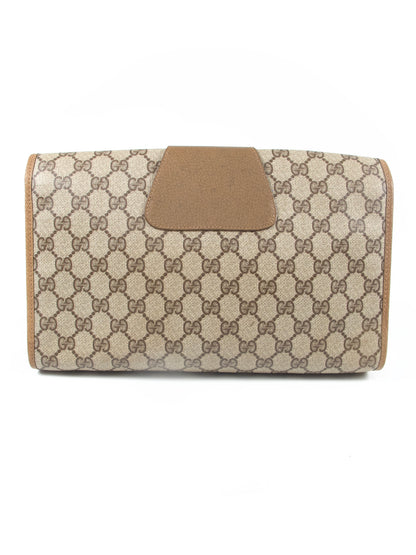 Gucci GG Supreme Clutch Bag