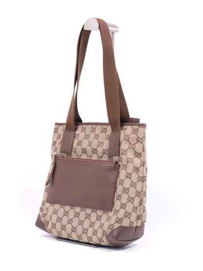Gucci GG Canvas Tote Shoulder Bag