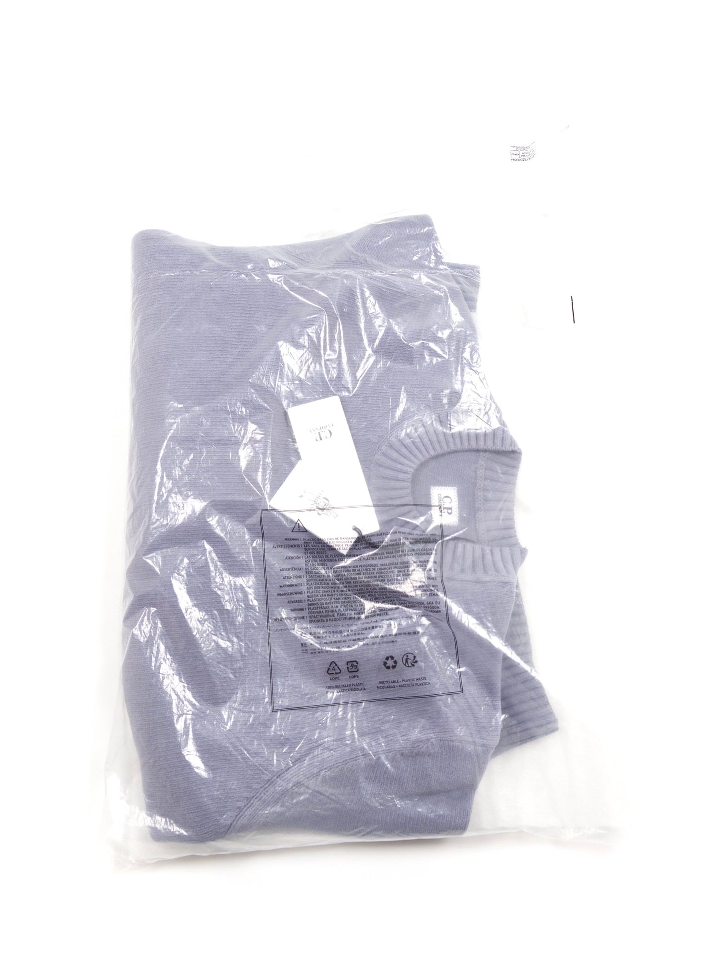 C.P. Company Cotton Chenille Crew Neck Sweatshirt - Lavender