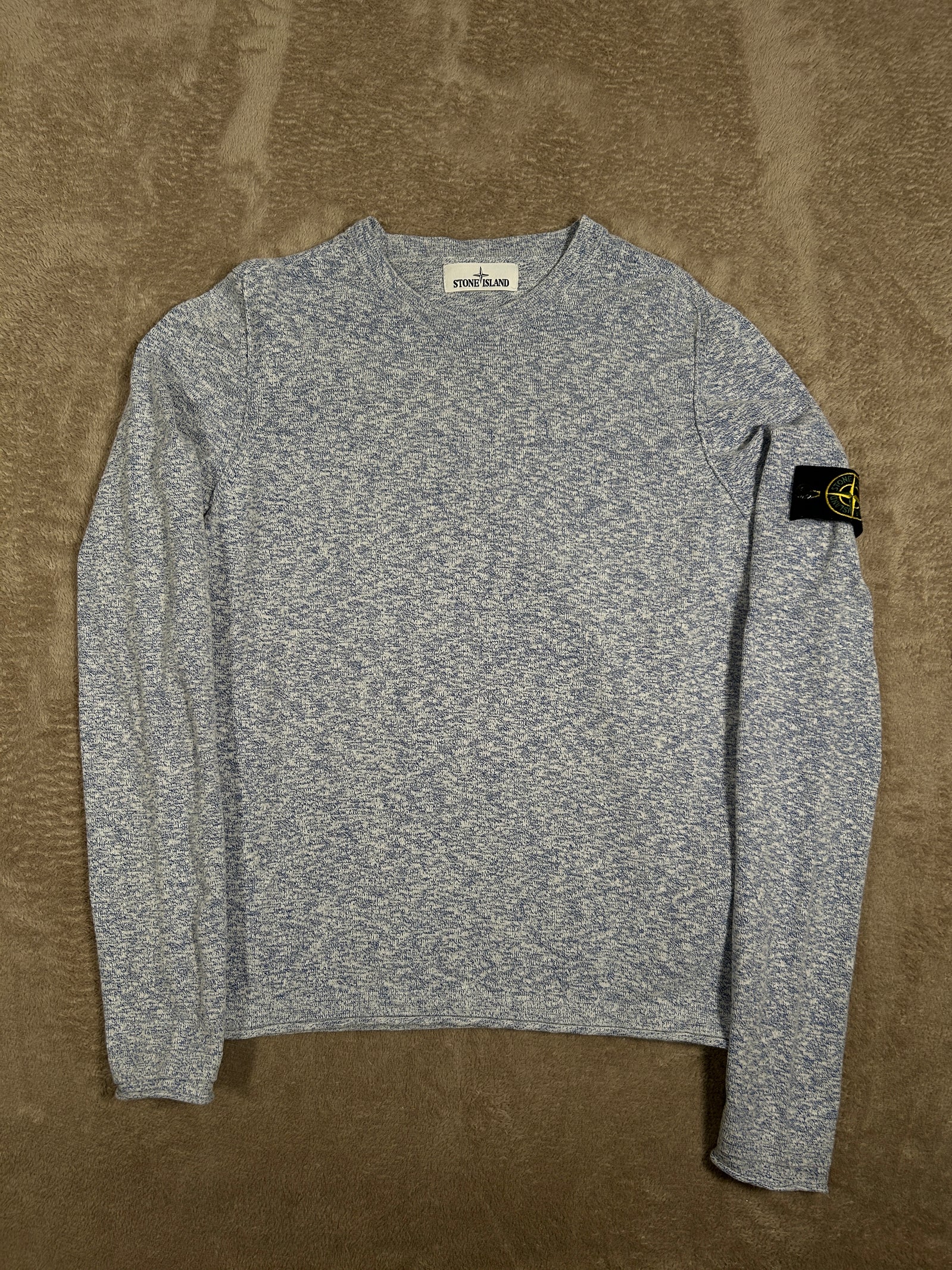 Stone Island Melange Knit Sweatshirt