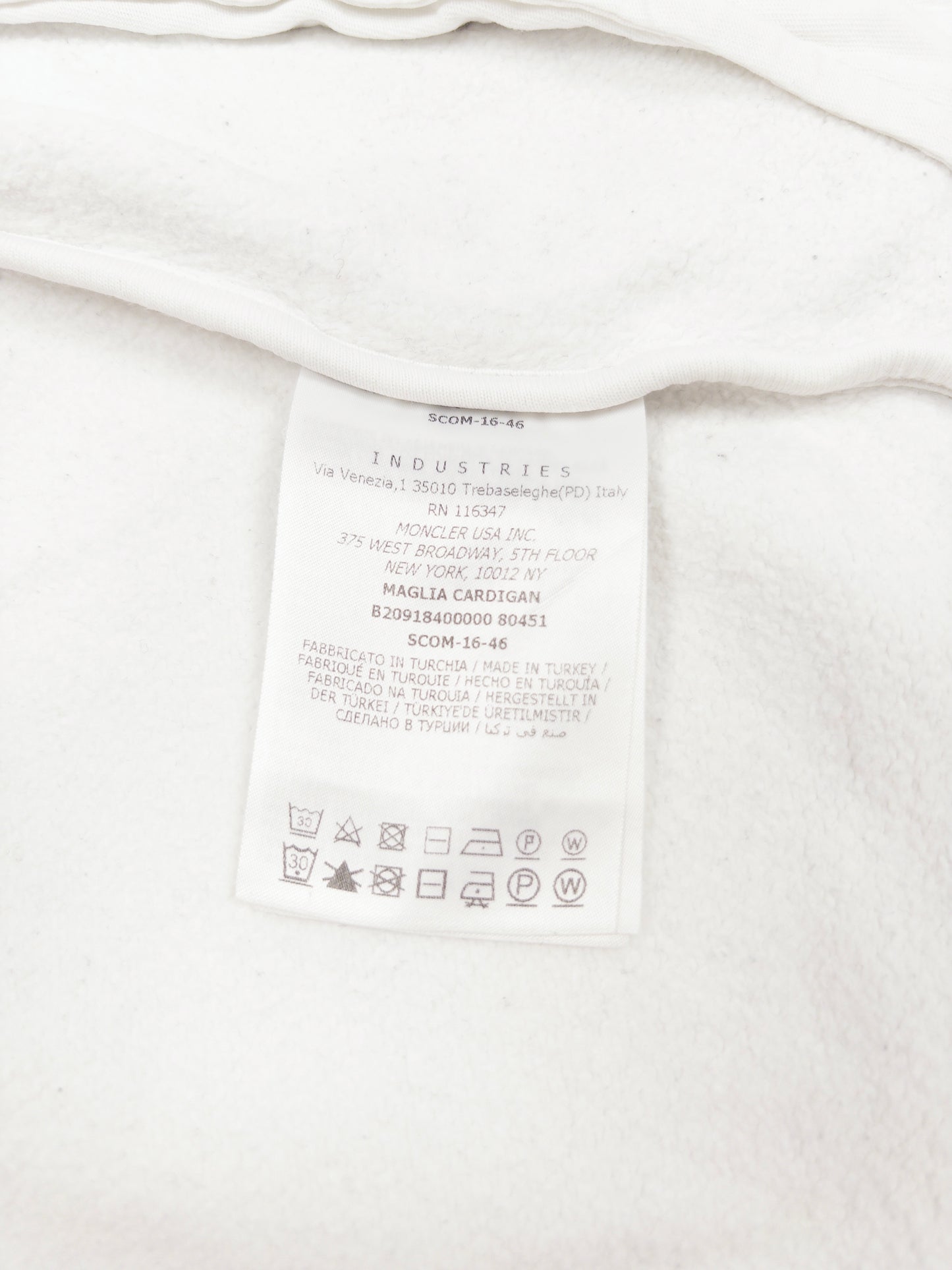 Moncler Triple Logo Zip Hoodie