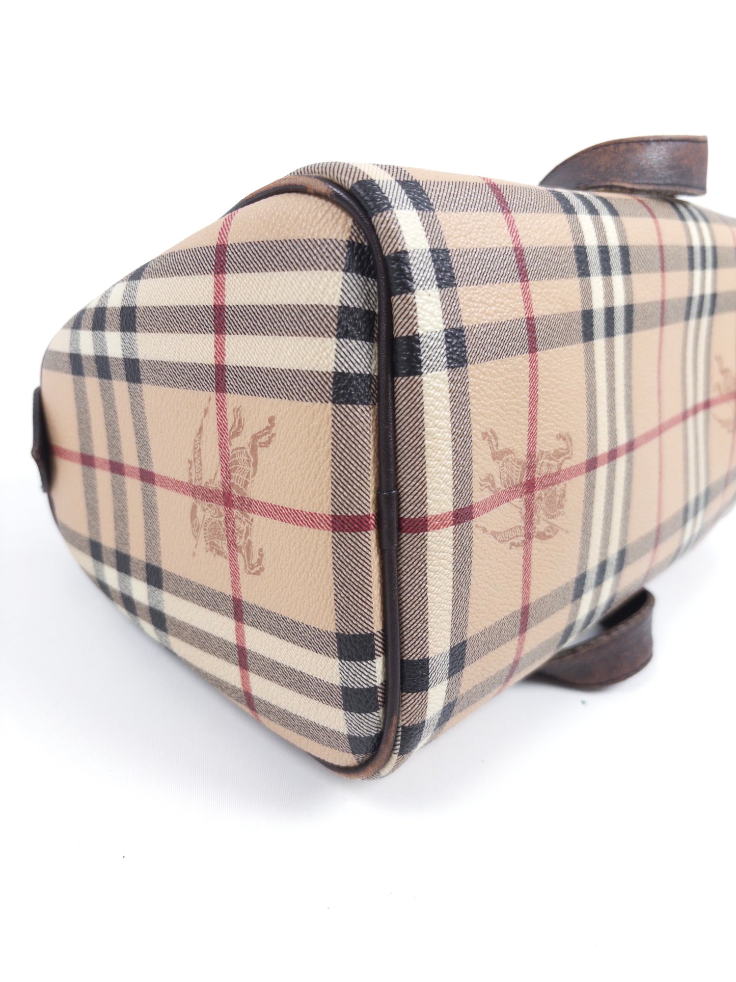 Burberry Haymarket Check Boston Bag