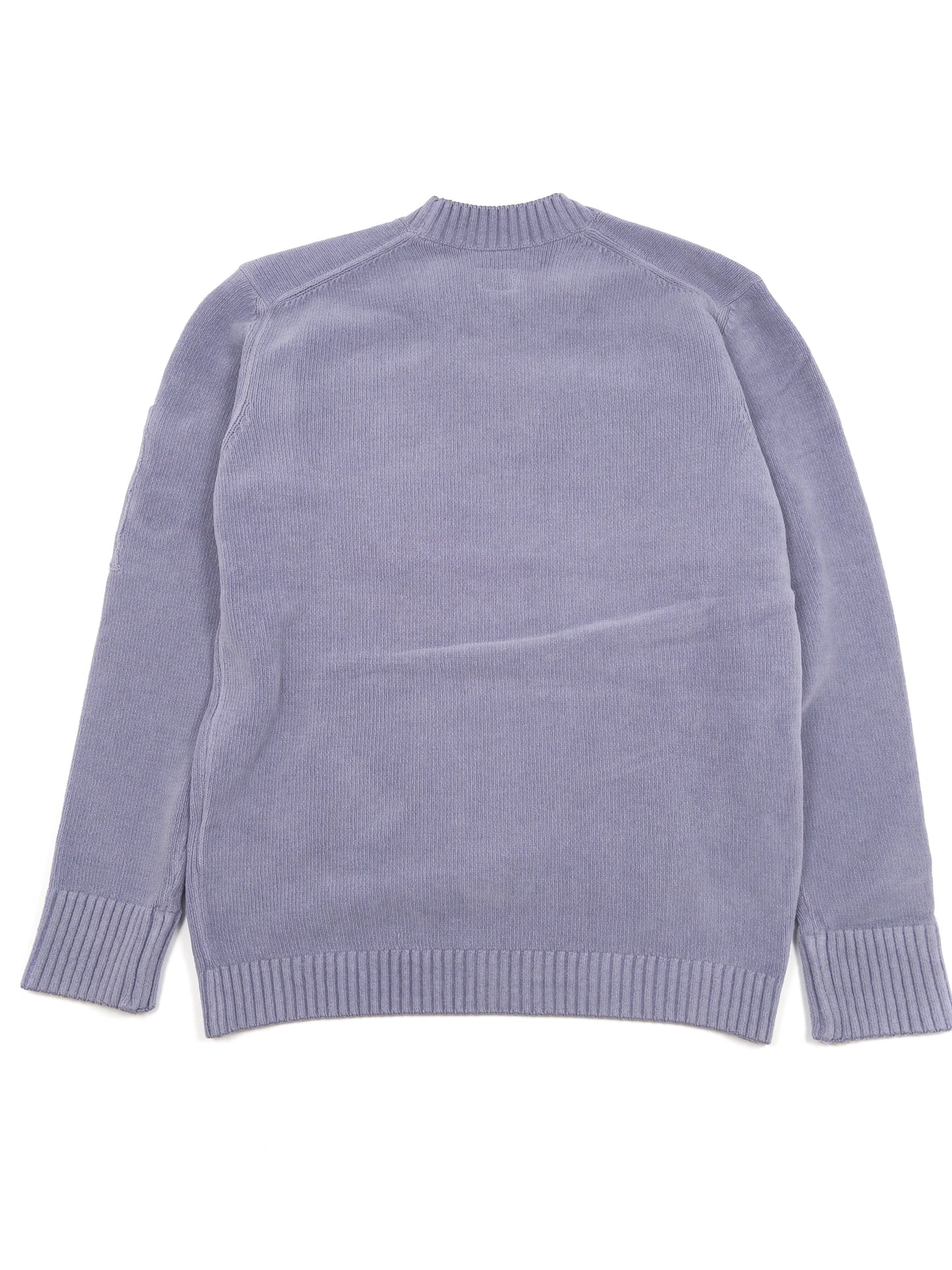 C.P. Company Cotton Chenille Crew Neck Sweatshirt - Lavender