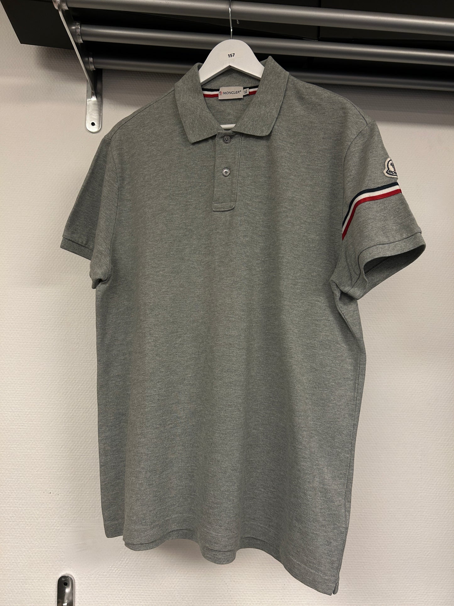 Moncler Tricolour Sleeve Polo Shirt 157