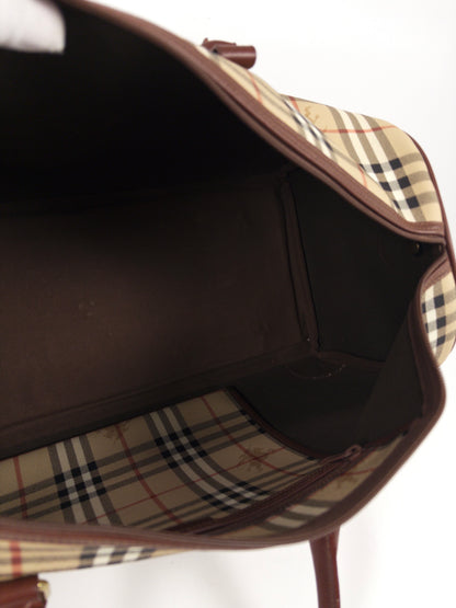 Burberry Nova Check Boston Bag