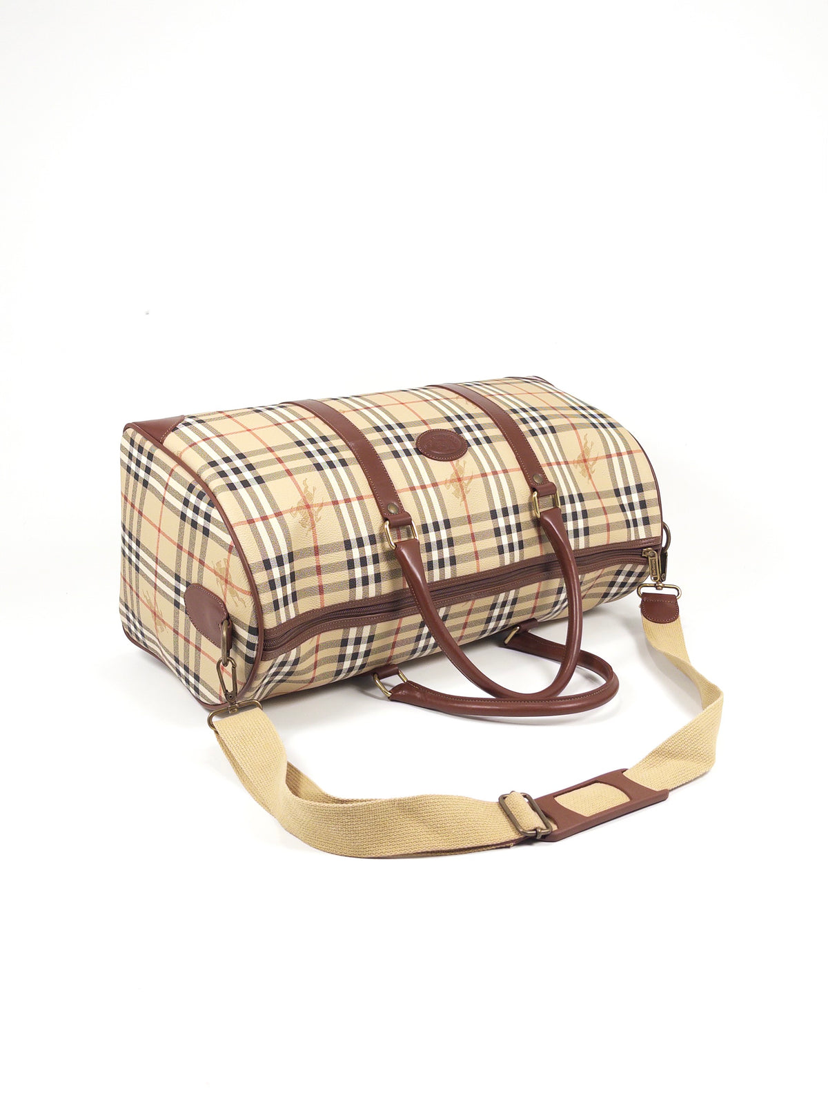 Burberry Nova Check Boston Bag