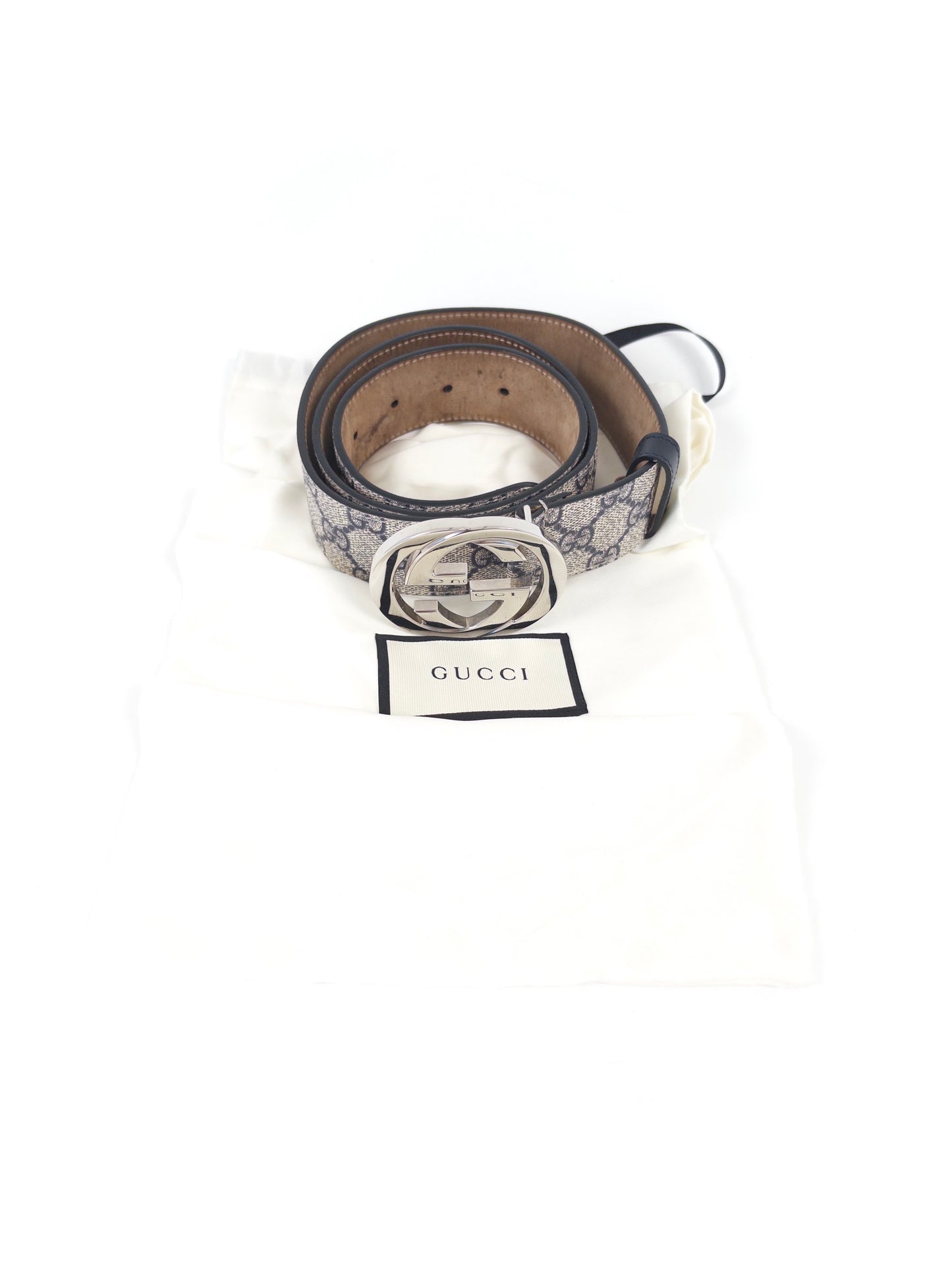 Gucci GG Signature Leather Belt