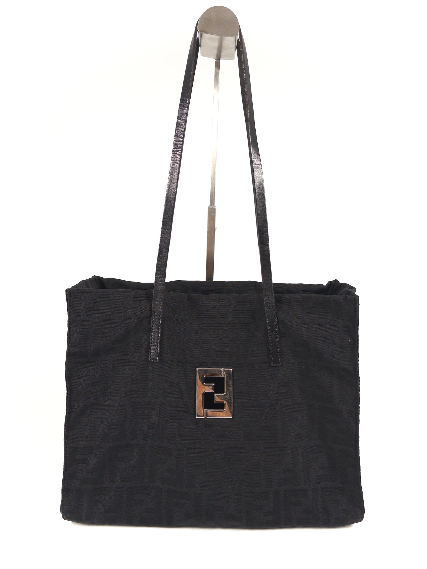 Fendi Zucca Pattern Metal Fittings Tote Bag