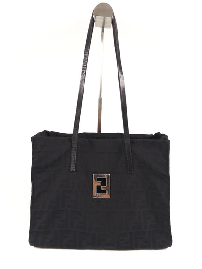 Fendi Zucca Pattern Metal Fittings Tote Bag